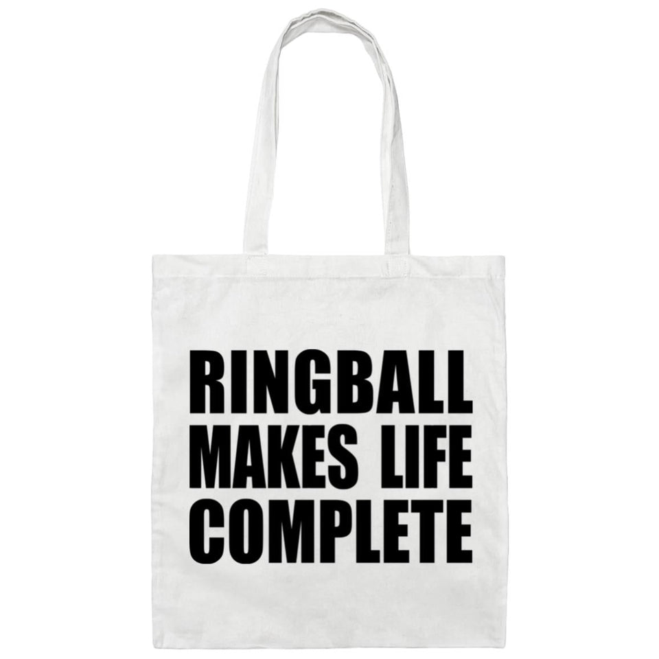 Ringball Makes Life Complete - Tote Bag White