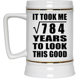 28th Birthday Took Square Root of 784 Years To Look Good - Beer Stein