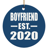 Boyfriend Established EST. 2020 - Circle Ornament