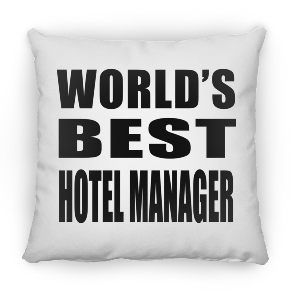 World's Best Hotel Manager - Throw Pillow