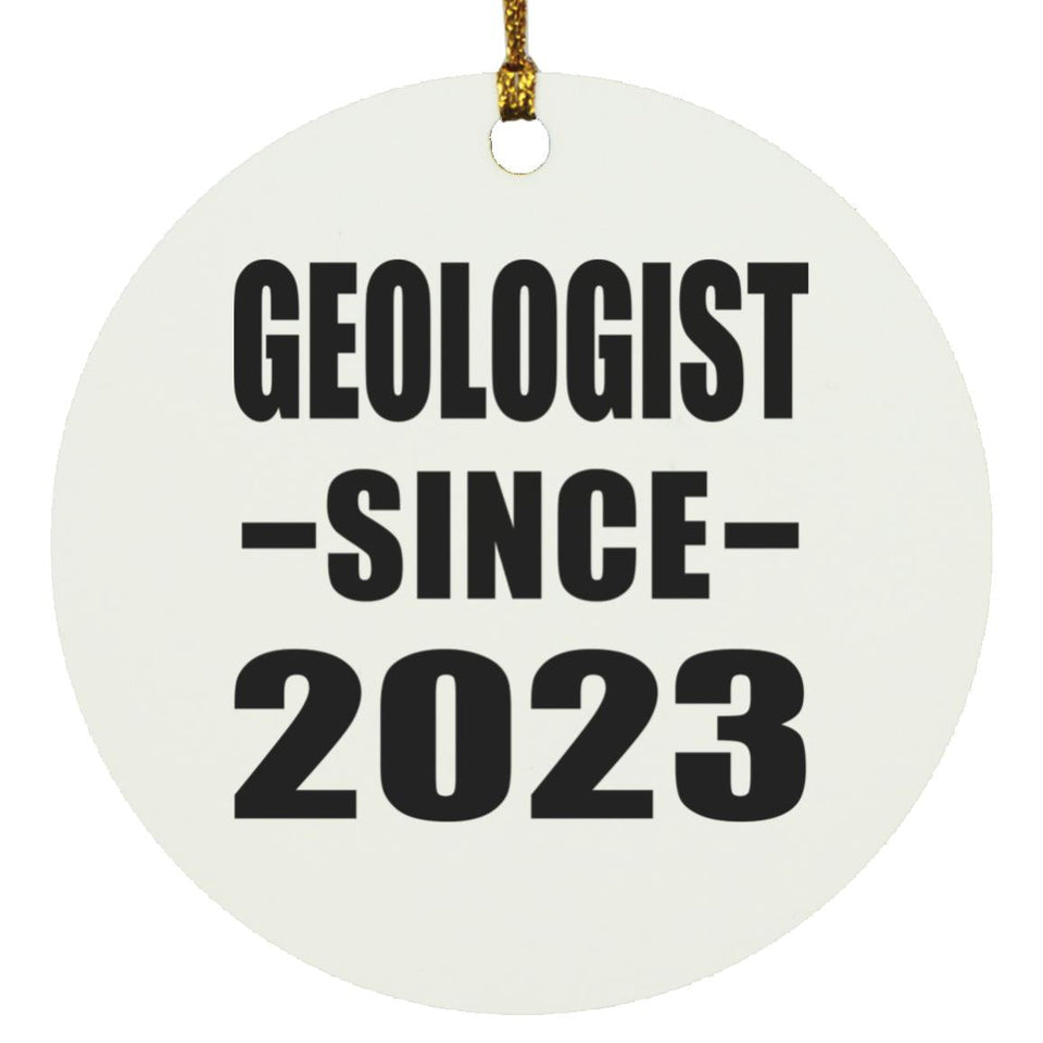 Geologist Since 2023 - Circle Ornament