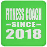 Fitness Coach Since 2018 - Drink Coaster