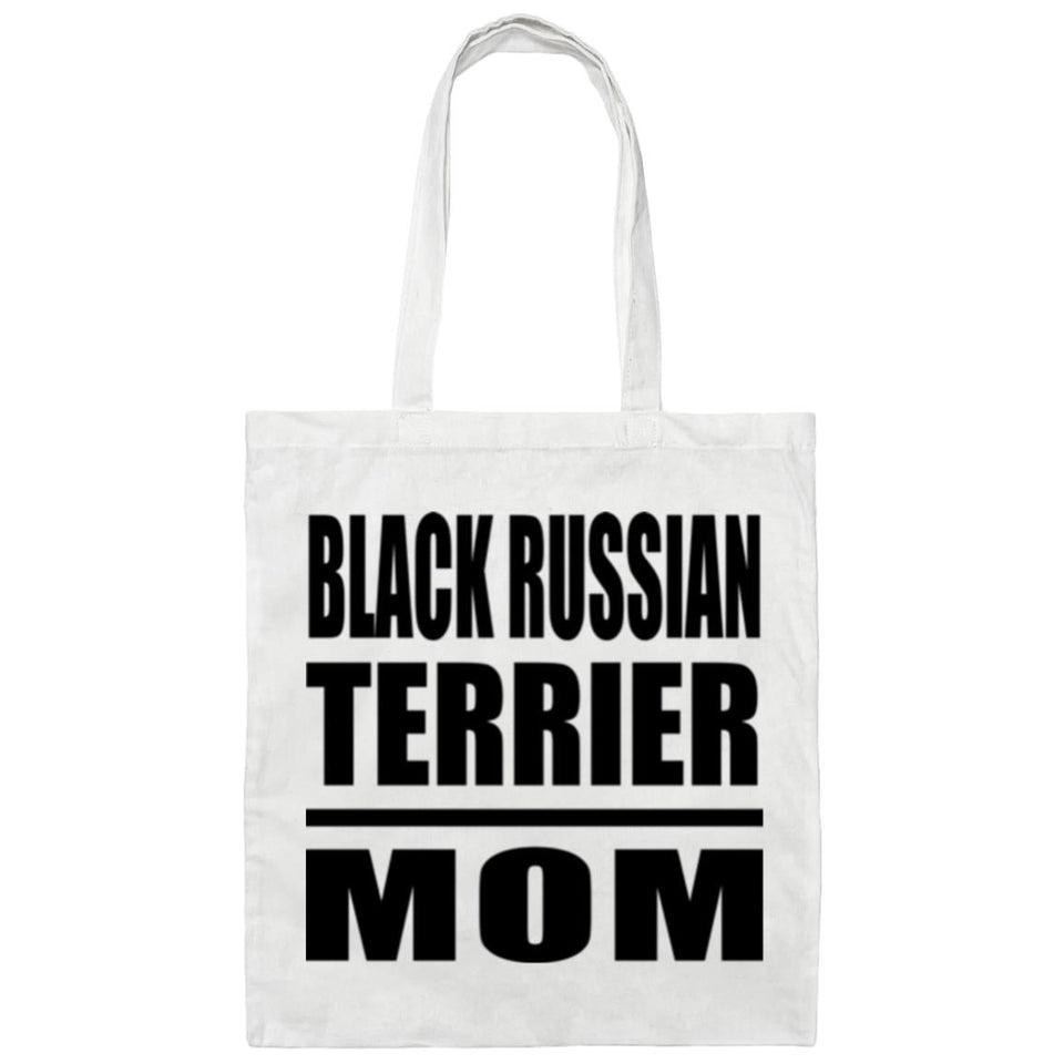 Black Russian Terrier Mom - Tote Bag White