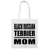 Black Russian Terrier Mom - Tote Bag White
