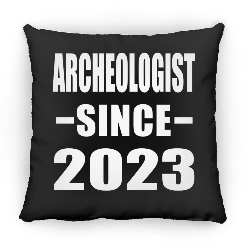 Archeologist Since 2023 - Throw Pillow Black