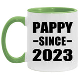 Pappy Since 2023 - 11oz Accent Mug Green