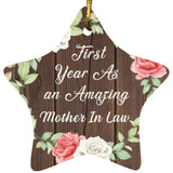 First Year As An Amazing Mother In Law - Star Ornament A