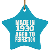94th Birthday Made In 1930 Aged to Perfection - Star Ornament