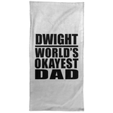 Dwight World's Okayest Dad - Hand Towel