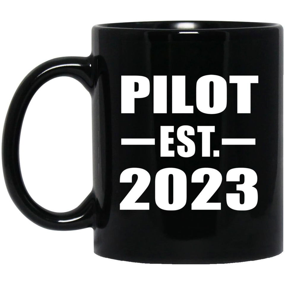 Pilot Established EST. 2023 - 11oz Coffee Mug Black