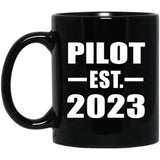 Pilot Established EST. 2023 - 11oz Coffee Mug Black