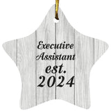 Executive Assistant Established Est. 2024 - Star Ornament F