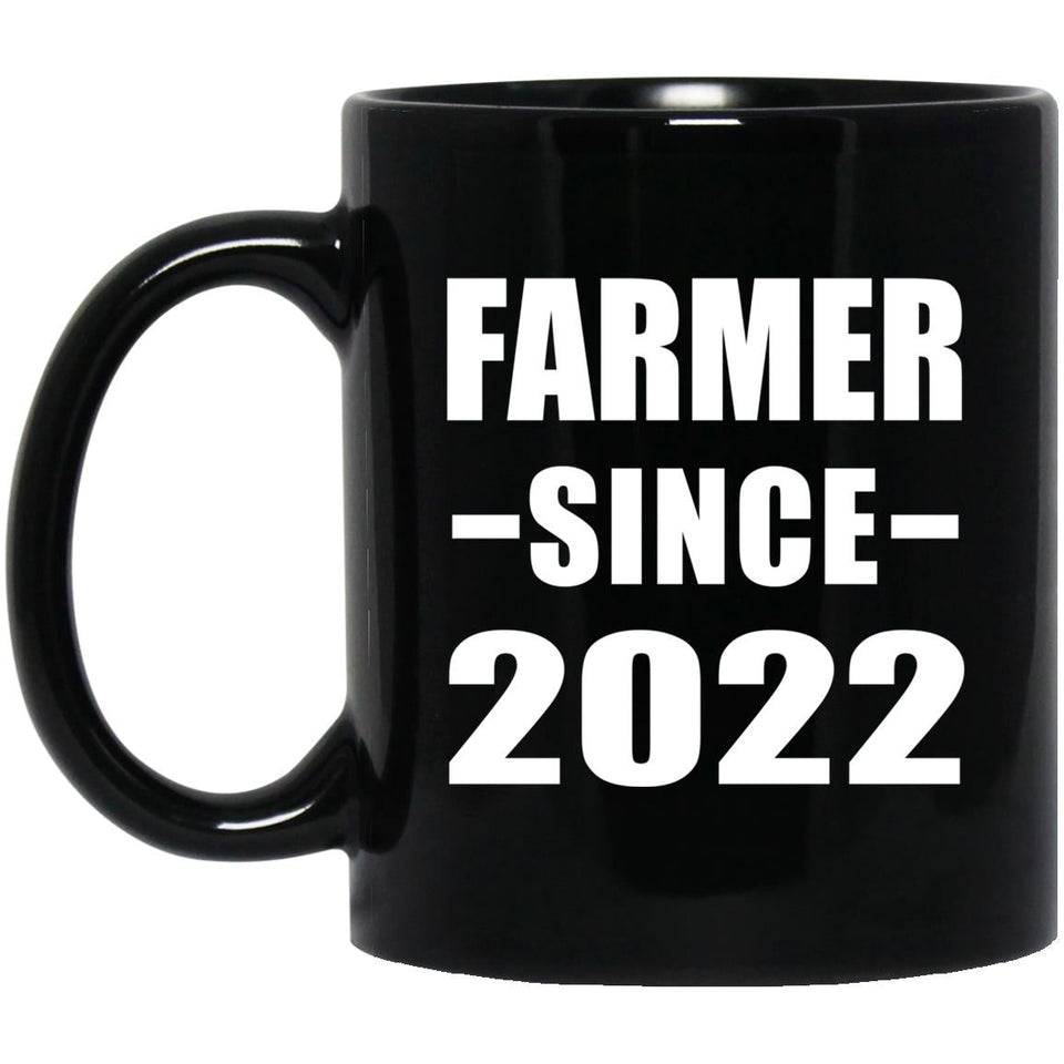 Farmer Since 2022 - 11oz Coffee Mug Black