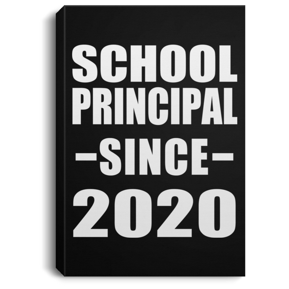 School Principal Since 2020 - Canvas Portrait
