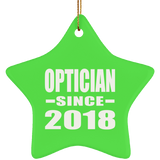 Optician Since 2018 - Star Ornament