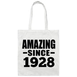 96th Birthday Amazing Since 1928 - Tote Bag White