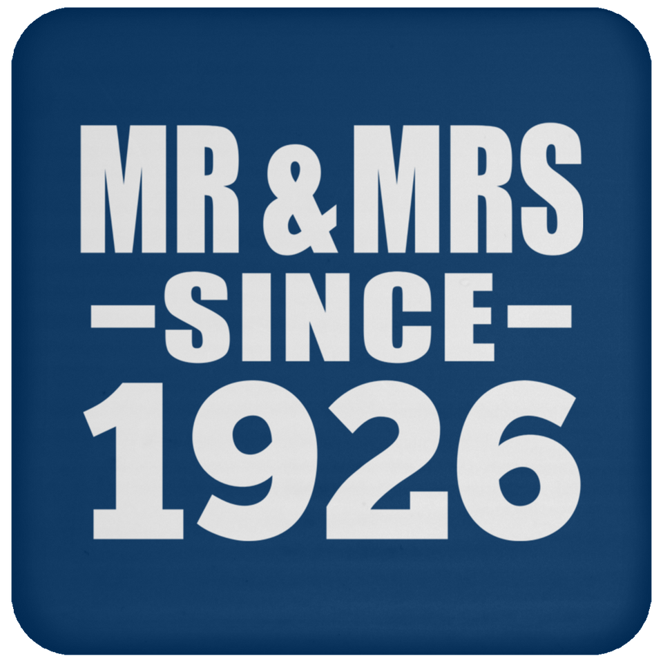 98th Anniversary Mr & Mrs Since 1926 - Drink Coaster