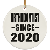 Orthodontist Since 2020 - Circle Ornament