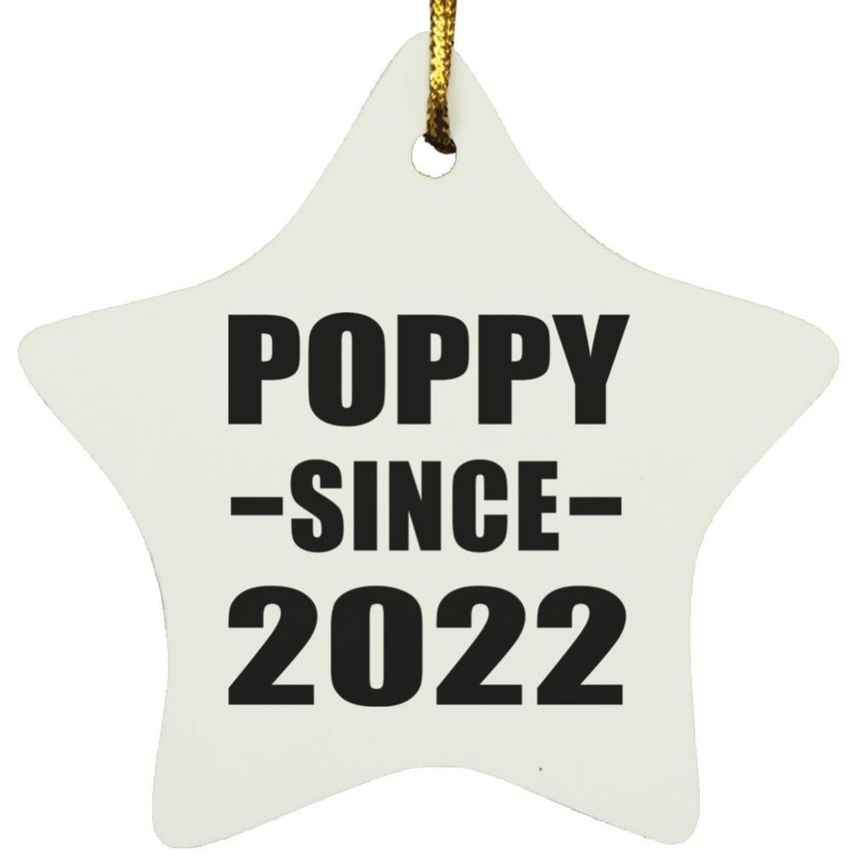 Poppy Since 2022 - Star Ornament