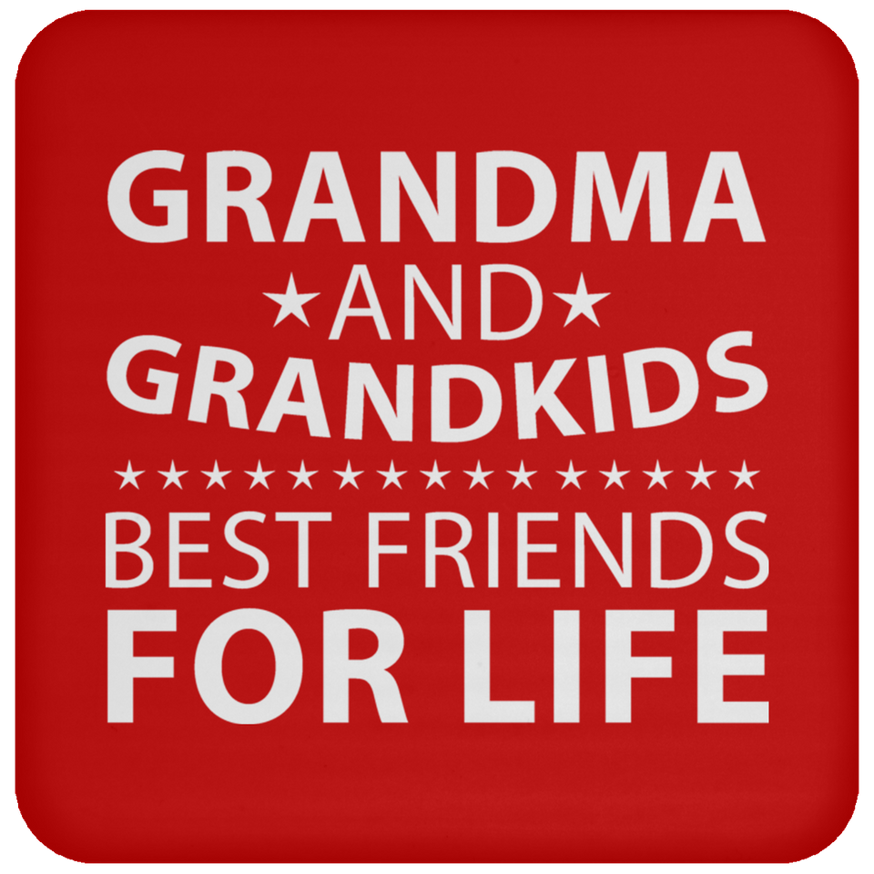 Grandma and Grandkids, Best Friends For Life - Drink Coaster