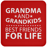 Grandma and Grandkids, Best Friends For Life - Drink Coaster