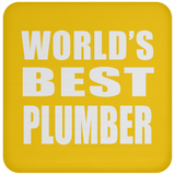 World's Best Plumber - Drink Coaster