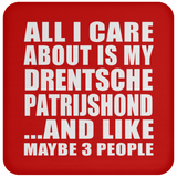 All I Care About Is My Drentsche Patrijshond - Drink Coaster