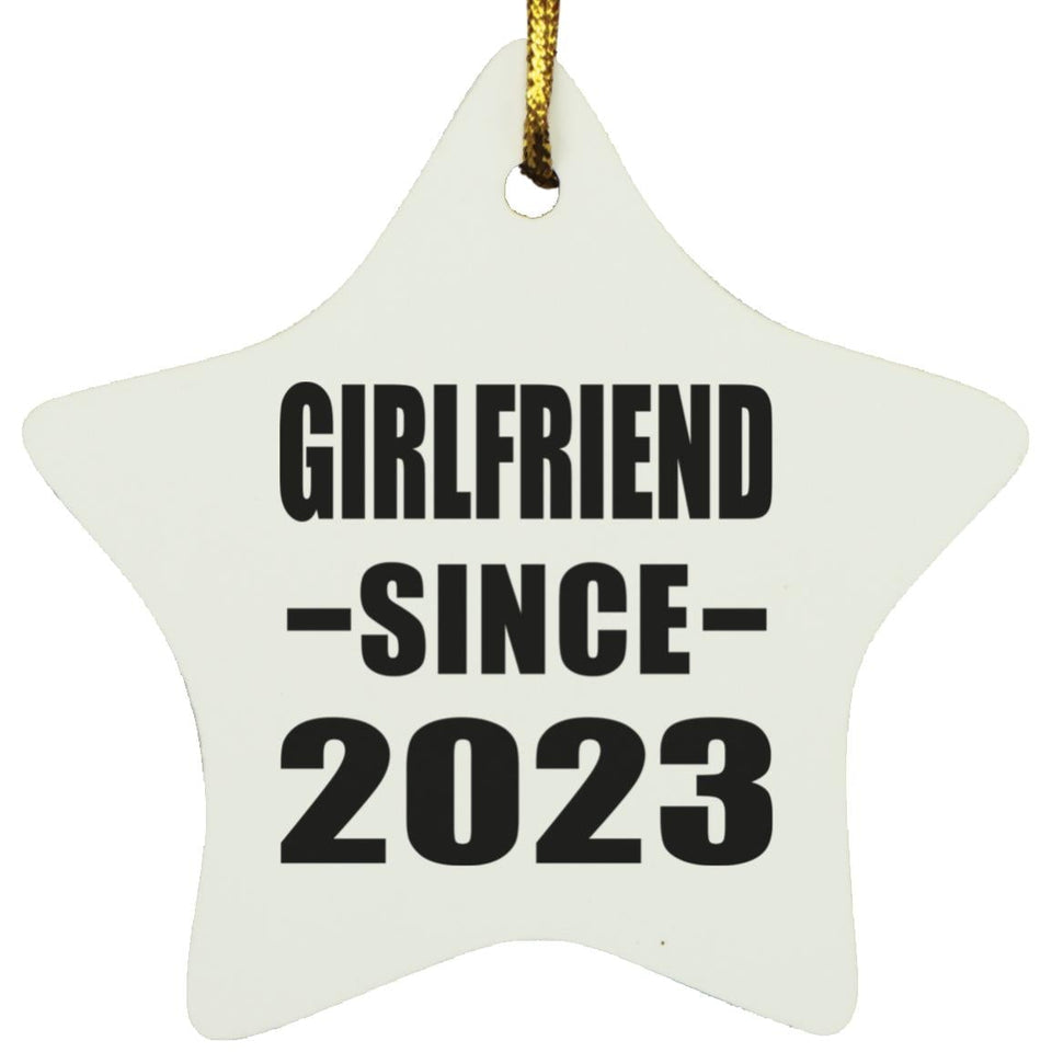 Girlfriend Since 2023 - Star Ornament