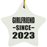Girlfriend Since 2023 - Star Ornament