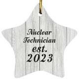 Nuclear Technician Established Est. 2023 - Star Ornament F
