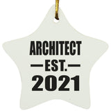 Architect Established EST. 2021 - Star Ornament