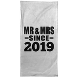5th Anniversary Mr & Mrs Since 2019 - Hand Towel