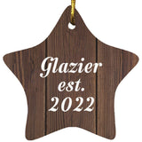 Glazier Established Est. 2022 - Star Ornament D
