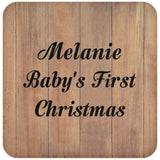 Melanie Baby's First Christmas - Drink Coaster C