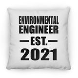 Environmental Engineer Established EST. 2021 - Throw Pillow
