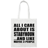 All I Care About Is Stabyhoun - Tote Bag White