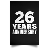 26th Anniversary 26 Years Anniversary - Poster Portrait
