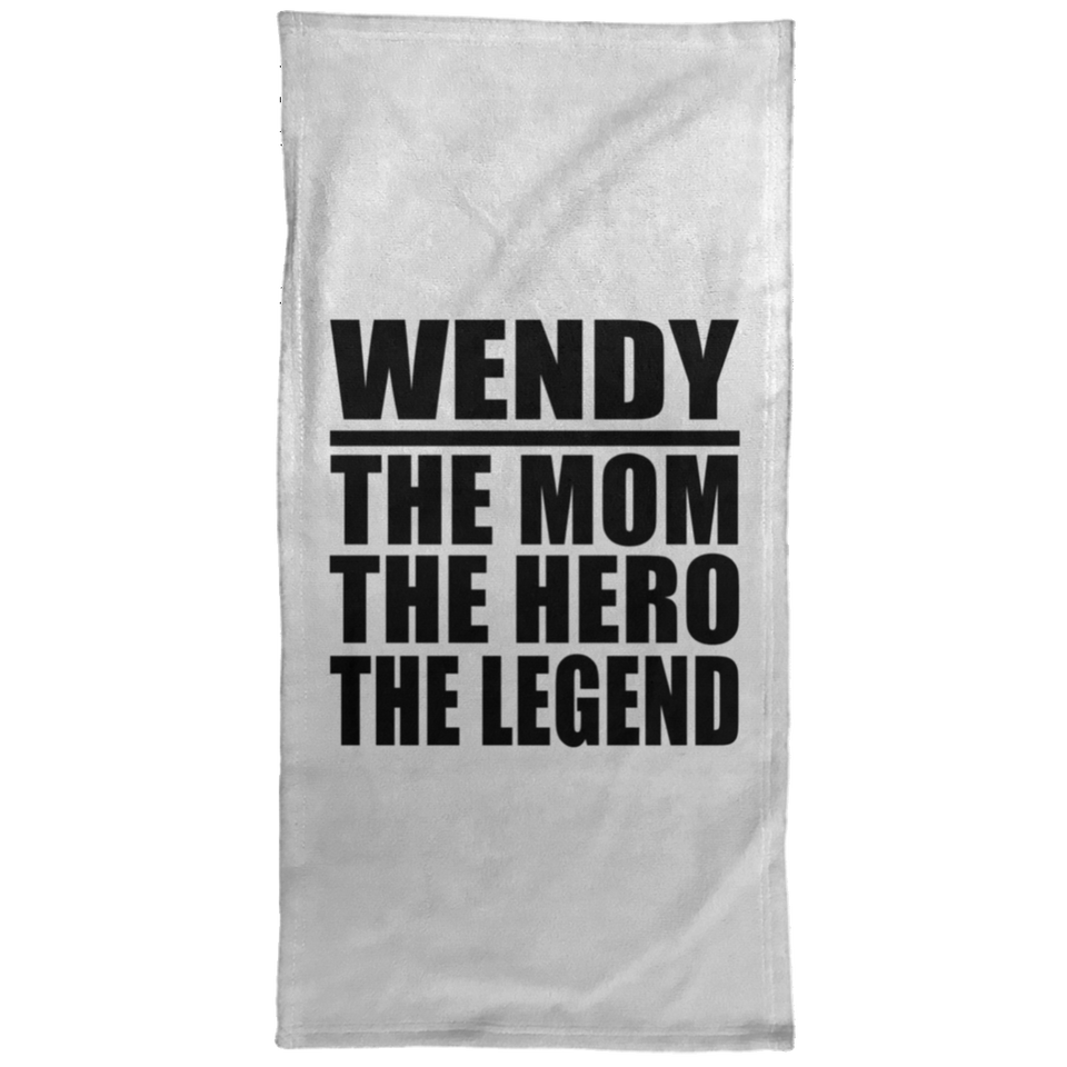 Wendy The Mom The Hero The Legend - Hand Towel