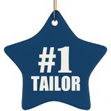 Number One #1 Tailor - Star Ornament