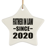 Father In Law Since 2020 - Star Ornament