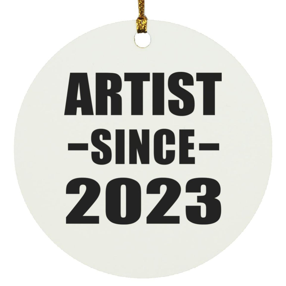 Artist Since 2023 - Circle Ornament