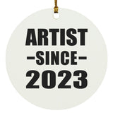 Artist Since 2023 - Circle Ornament