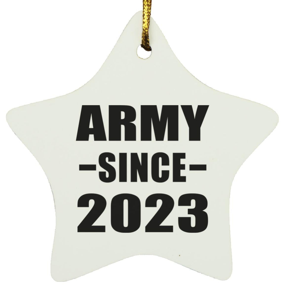 Army Since 2023 - Star Ornament