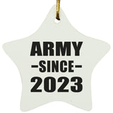 Army Since 2023 - Star Ornament