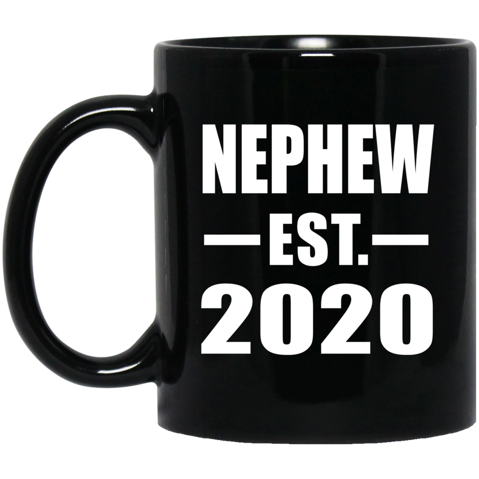 Nephew Established EST. 2020 - 11oz Coffee Mug Black