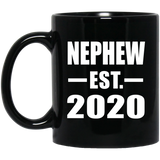 Nephew Established EST. 2020 - 11oz Coffee Mug Black