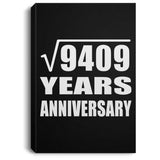 97th Anniversary Square Root of 9409 Years Anniversary - Canvas Portrait