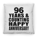 Happy 96th Anniversary 96 Years & Counting - Throw Pillow