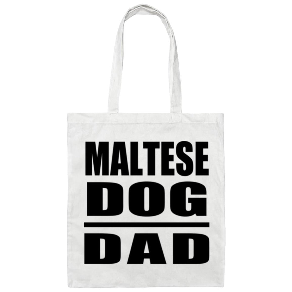 Maltese Dog Dad - Tote Bag White