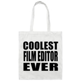 Coolest Film Editor Ever - Tote Bag White